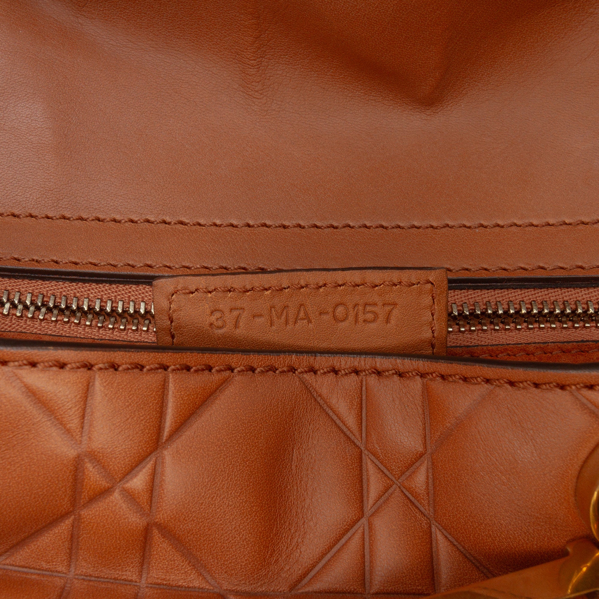 Large Ultra Matte Calfskin Cannage Embossed Lady Dior