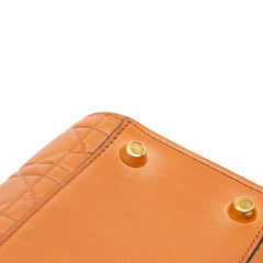 Large Ultra Matte Calfskin Cannage Embossed Lady Dior