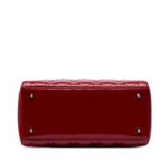 Medium Patent Cannage Lady Dior