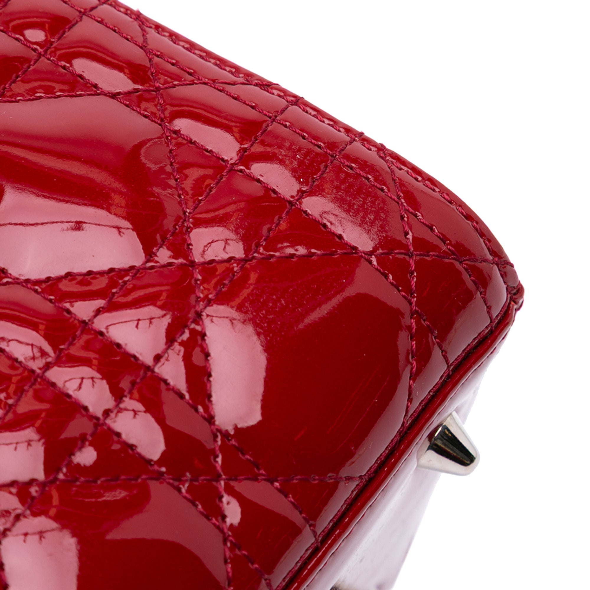 Medium Patent Cannage Lady Dior