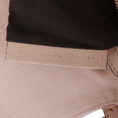 Zucca Embroidered Canvas Baguette Satchel
