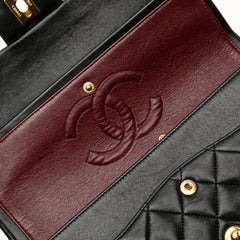 Medium Classic Lambskin Double Flap