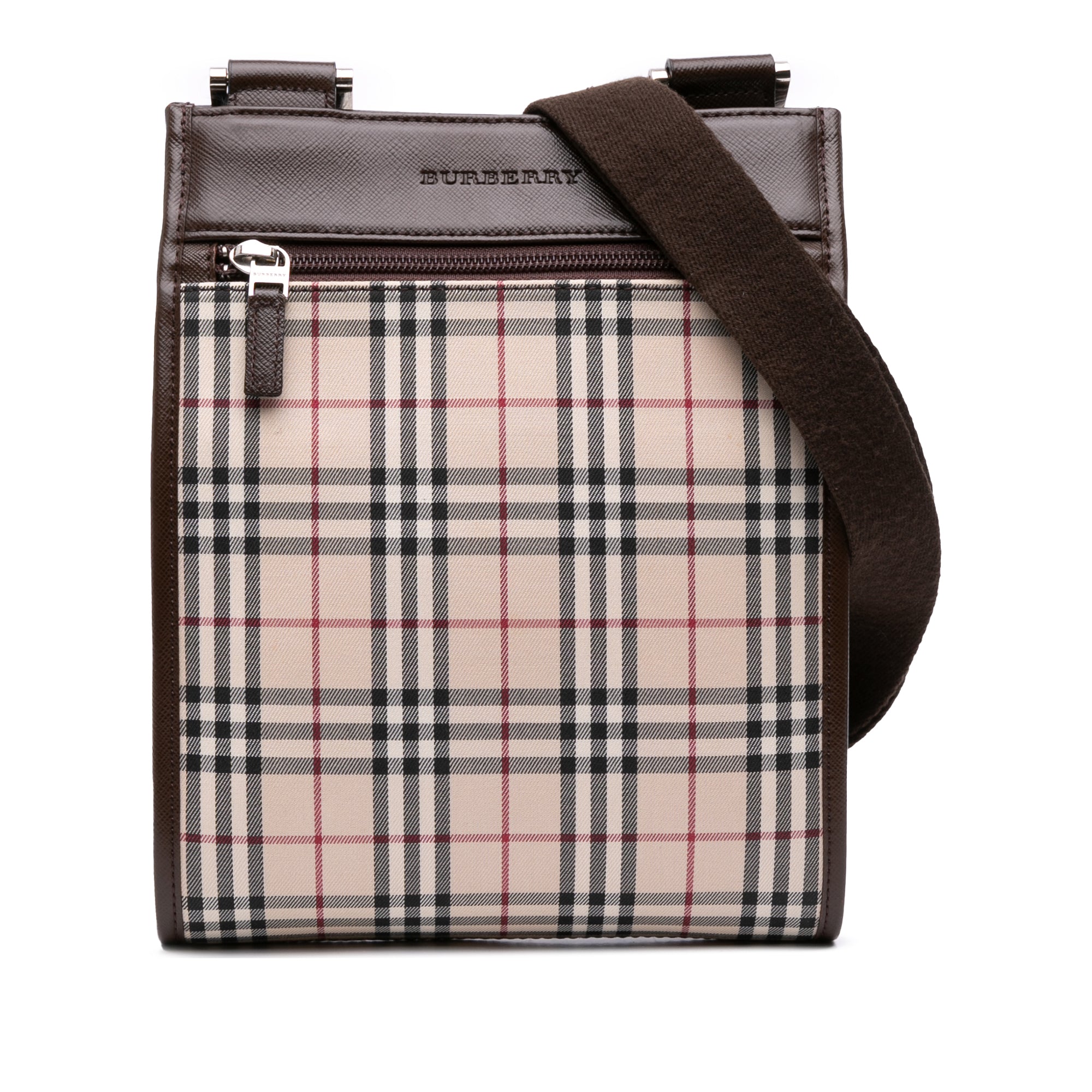 House Check Canvas Crossbody
