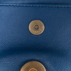 Quilted Grained Calfskin Casual Trip Messenger