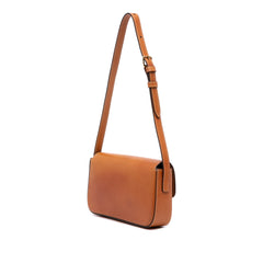 Shiny Calfskin Claude Shoulder Bag