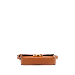 Shiny Calfskin Claude Shoulder Bag