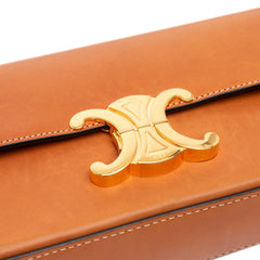 Shiny Calfskin Claude Shoulder Bag