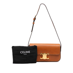 Shiny Calfskin Claude Shoulder Bag