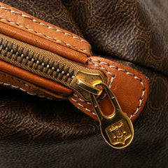 Macadam Coated Canvas Clutch