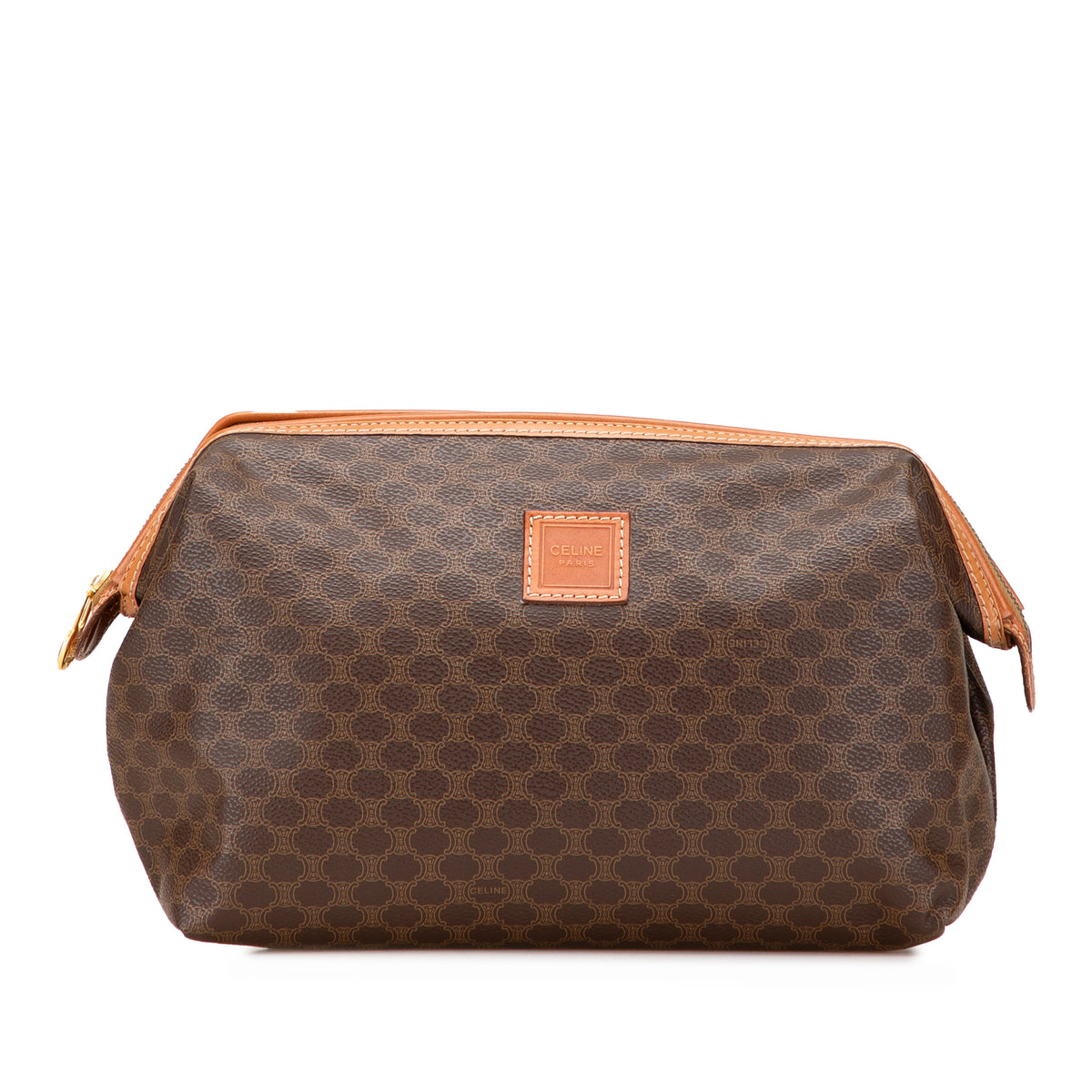 Macadam Coated Canvas Clutch