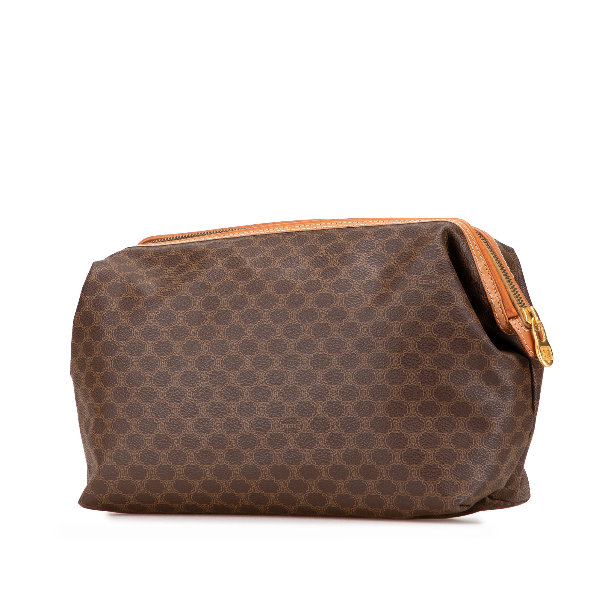 Macadam Coated Canvas Clutch