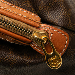 Macadam Coated Canvas Clutch