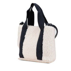 Kids Faux Shearling Satchel