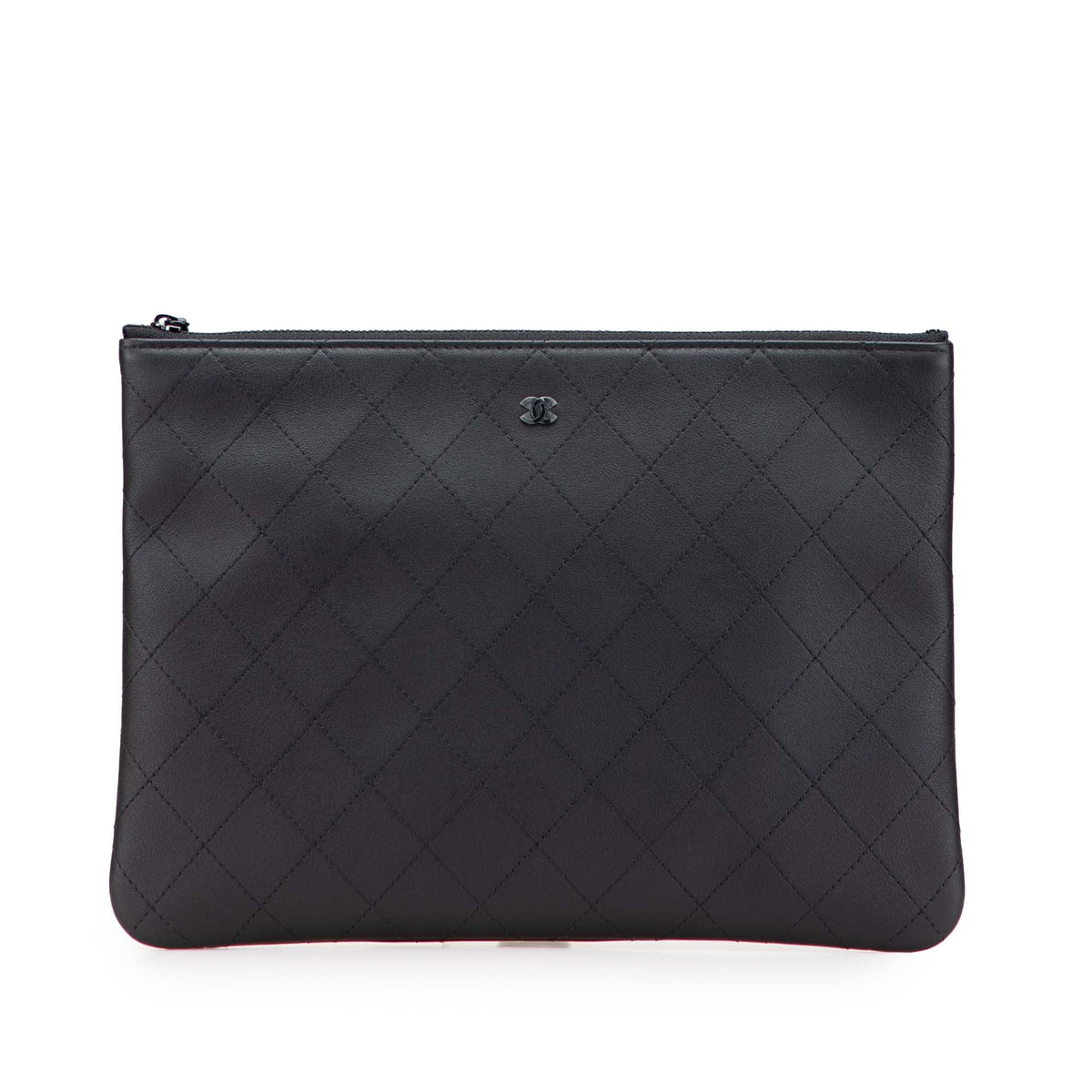 Medium Stitched Calfskin CC Cosmetic Case