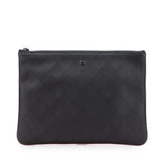 Medium Stitched Calfskin CC Cosmetic Case