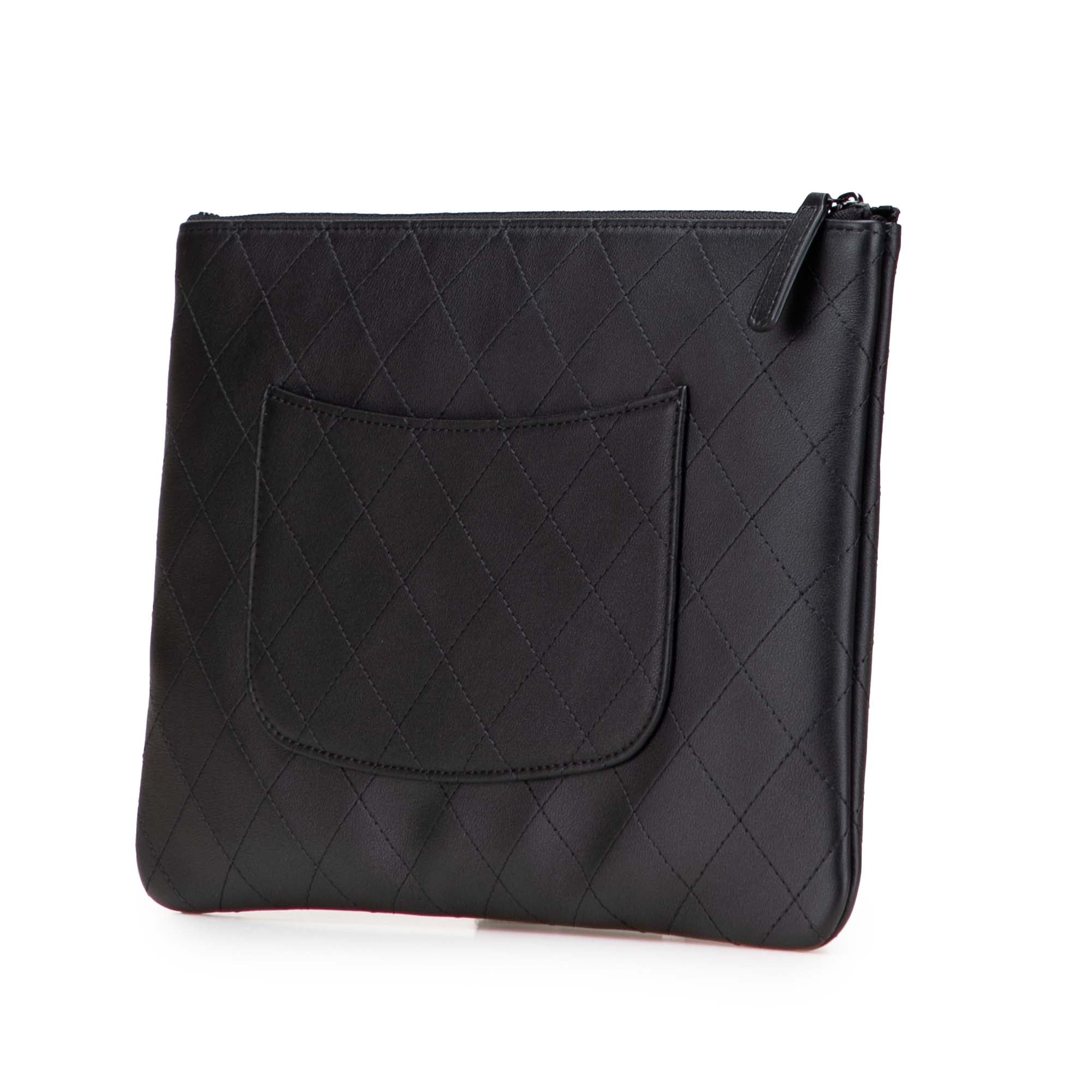Medium Stitched Calfskin CC Cosmetic Case
