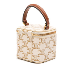 Mini Triomphe Coated Canvas Vanity Case
