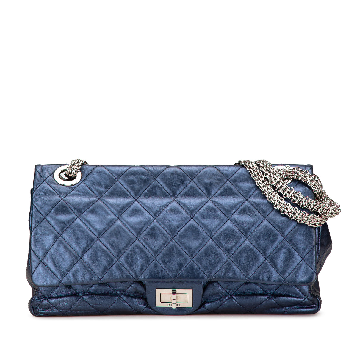 Reissue 2.55 Aged Metallic Calfskin Flap 226