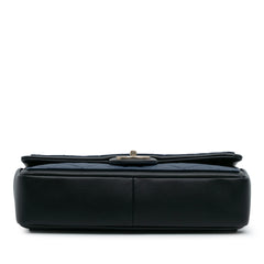 Medium Bicolor Calfskin Graphic Flap