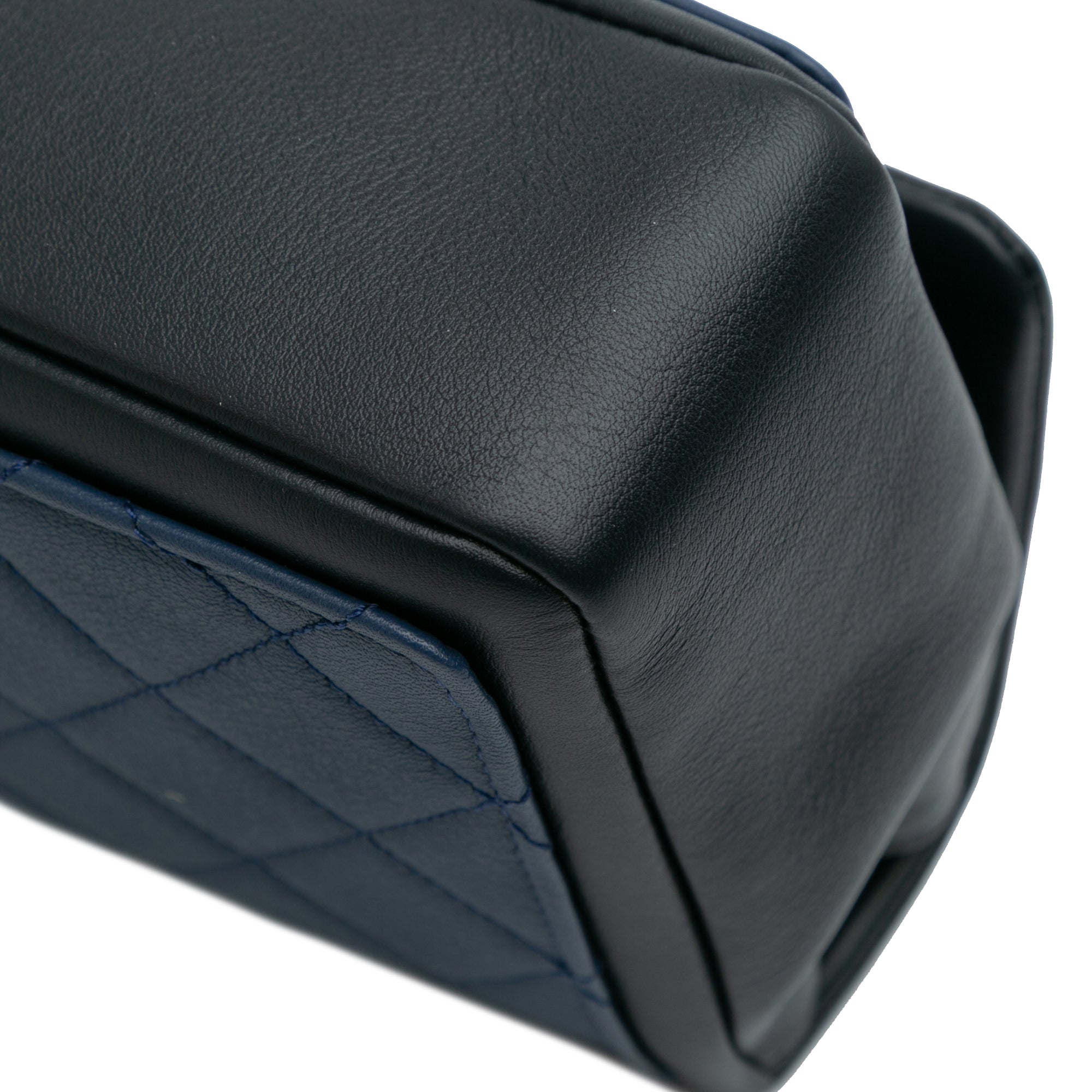 Medium Bicolor Calfskin Graphic Flap