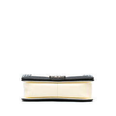 Medium Bicolor Lambskin Boy Flap