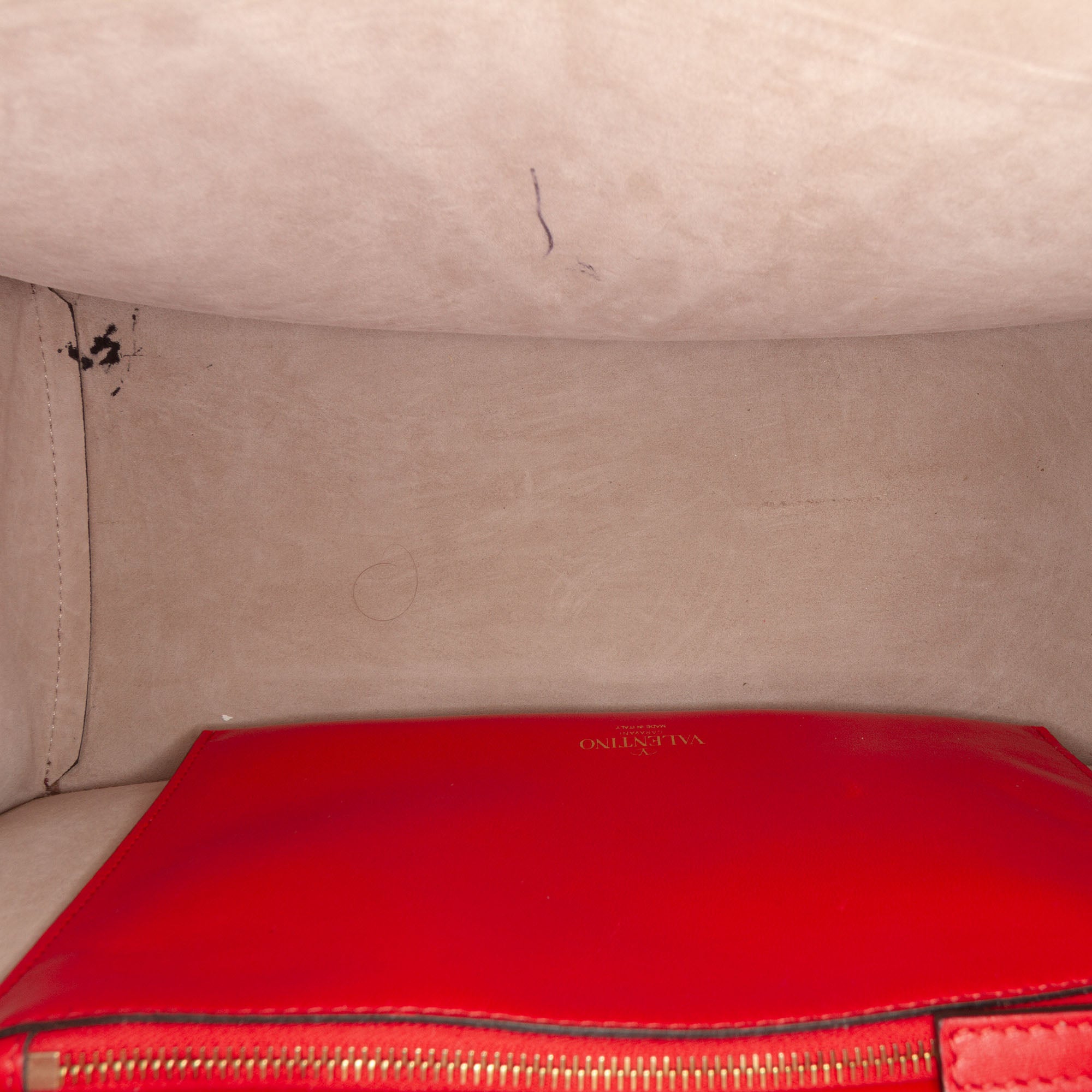 Medium Leather VLogo Walk Tote