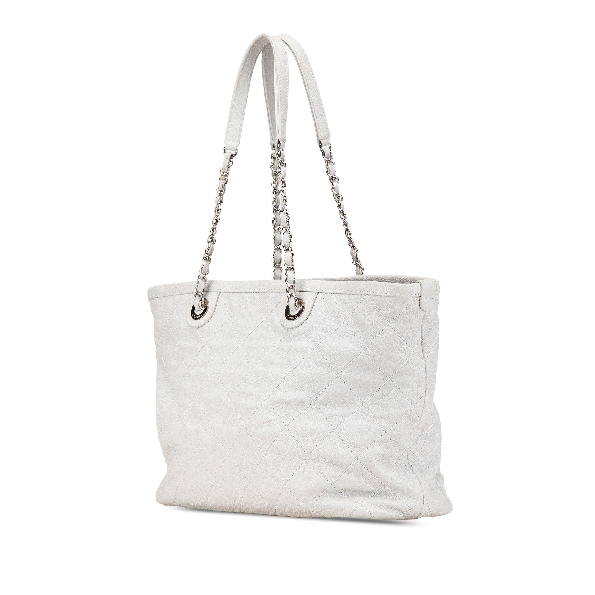 Small Quilted Caviar Daily Shopping Tote