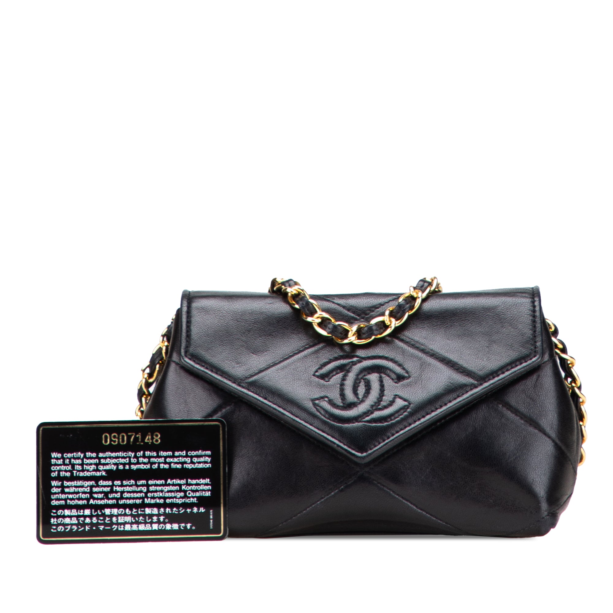 Mini CC Quilted Lambskin Single Flap