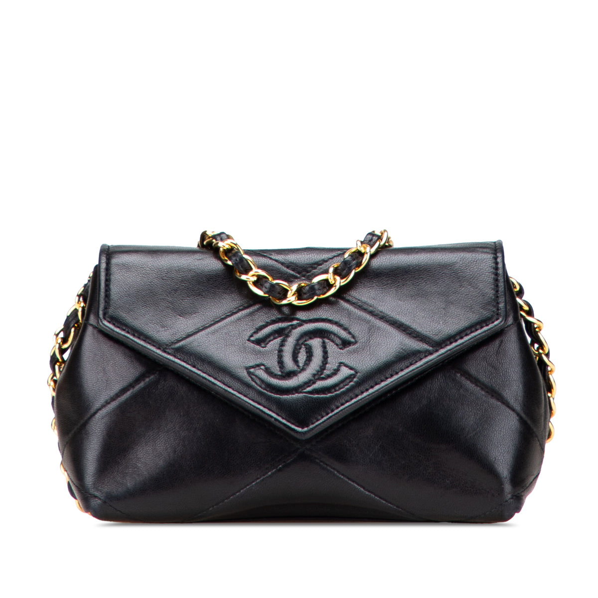 Mini CC Quilted Lambskin Single Flap