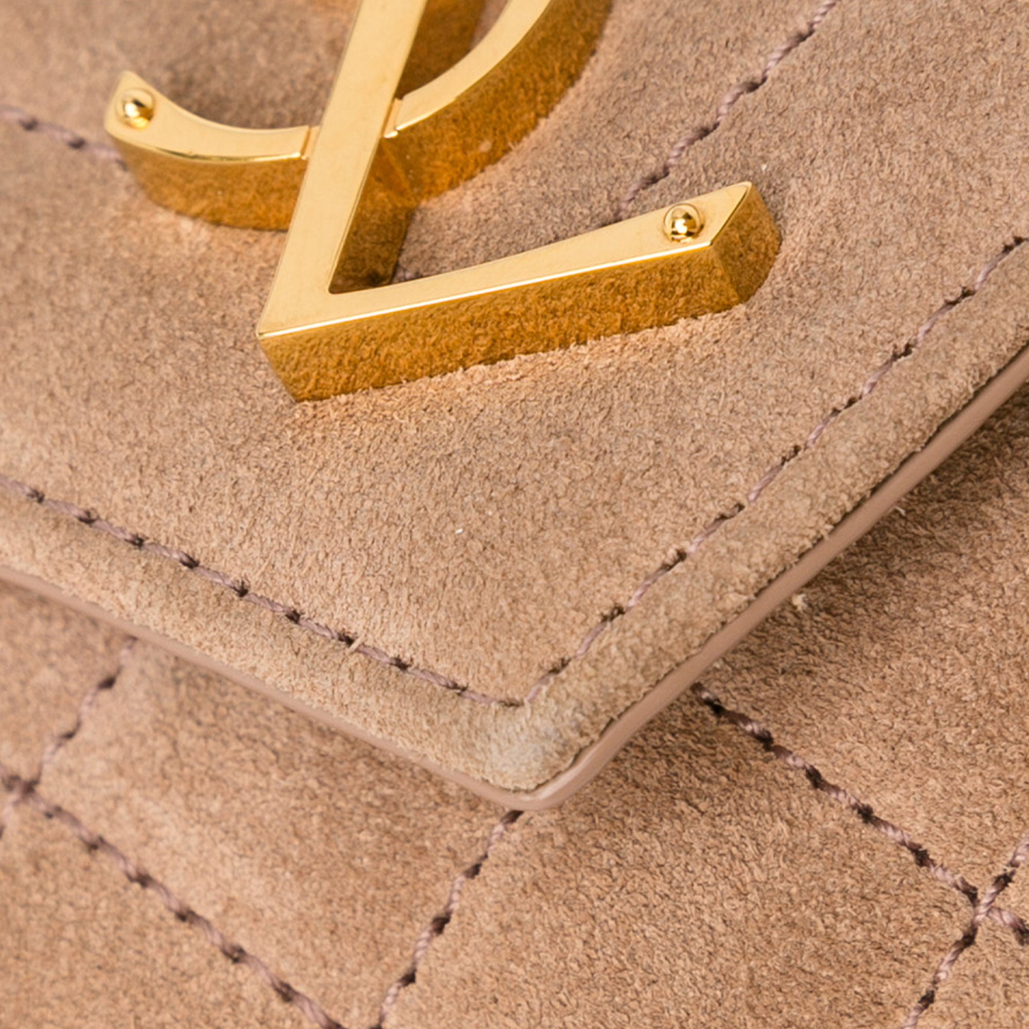 Small Quilted Suede Envelope Bag_7