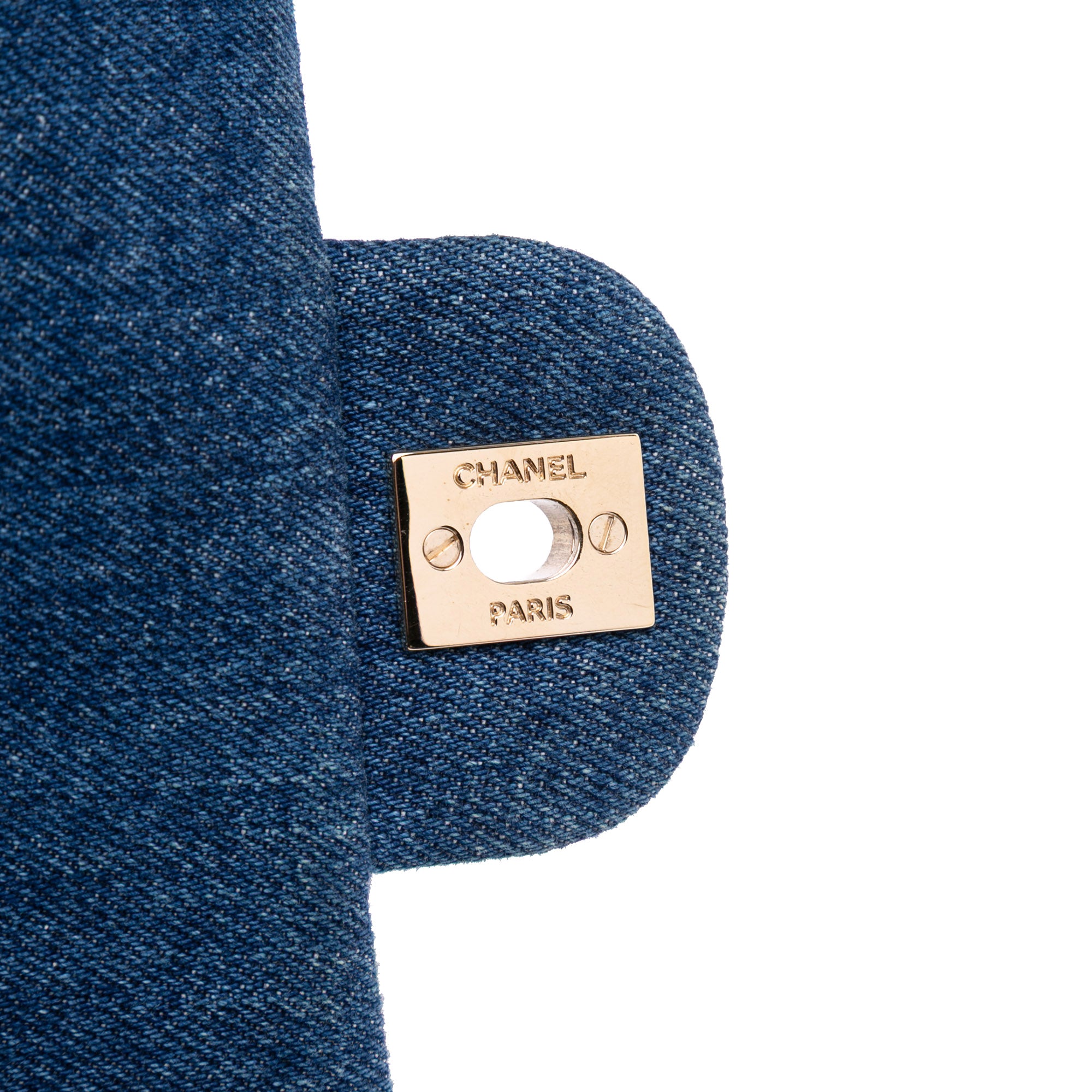 Mini Rectangular Multicolor Classic Denim Single Flap