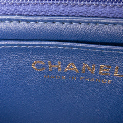 Mini Rectangular Multicolor Classic Denim Single Flap