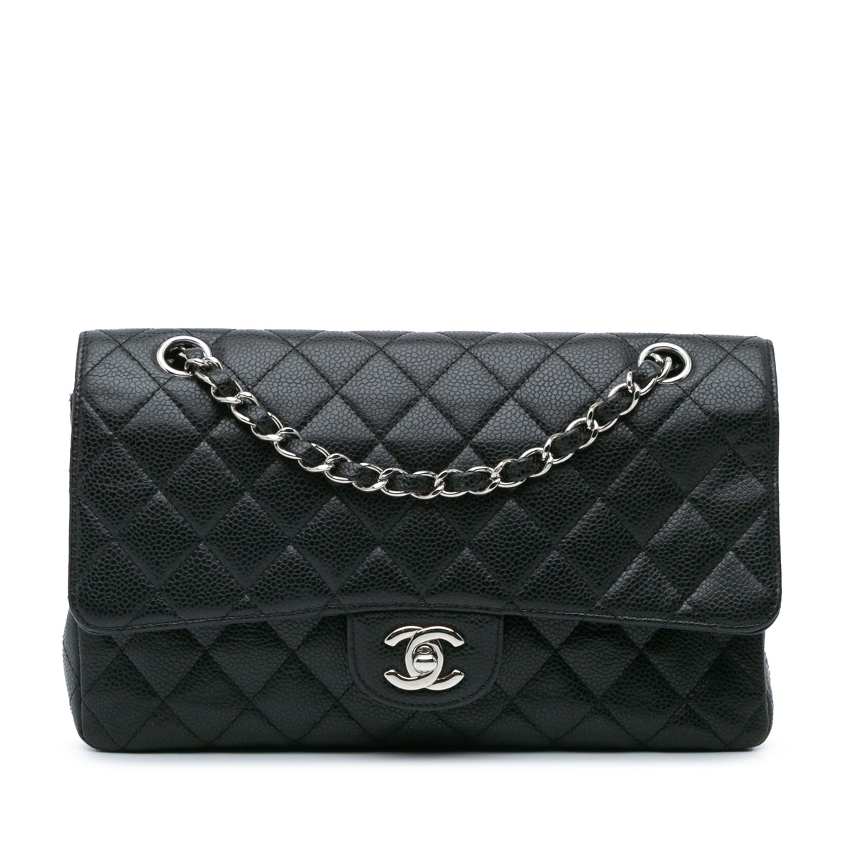Medium Classic Caviar Double Flap
