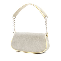 Canvas CC Camellia No. 5 Shoulder Bag