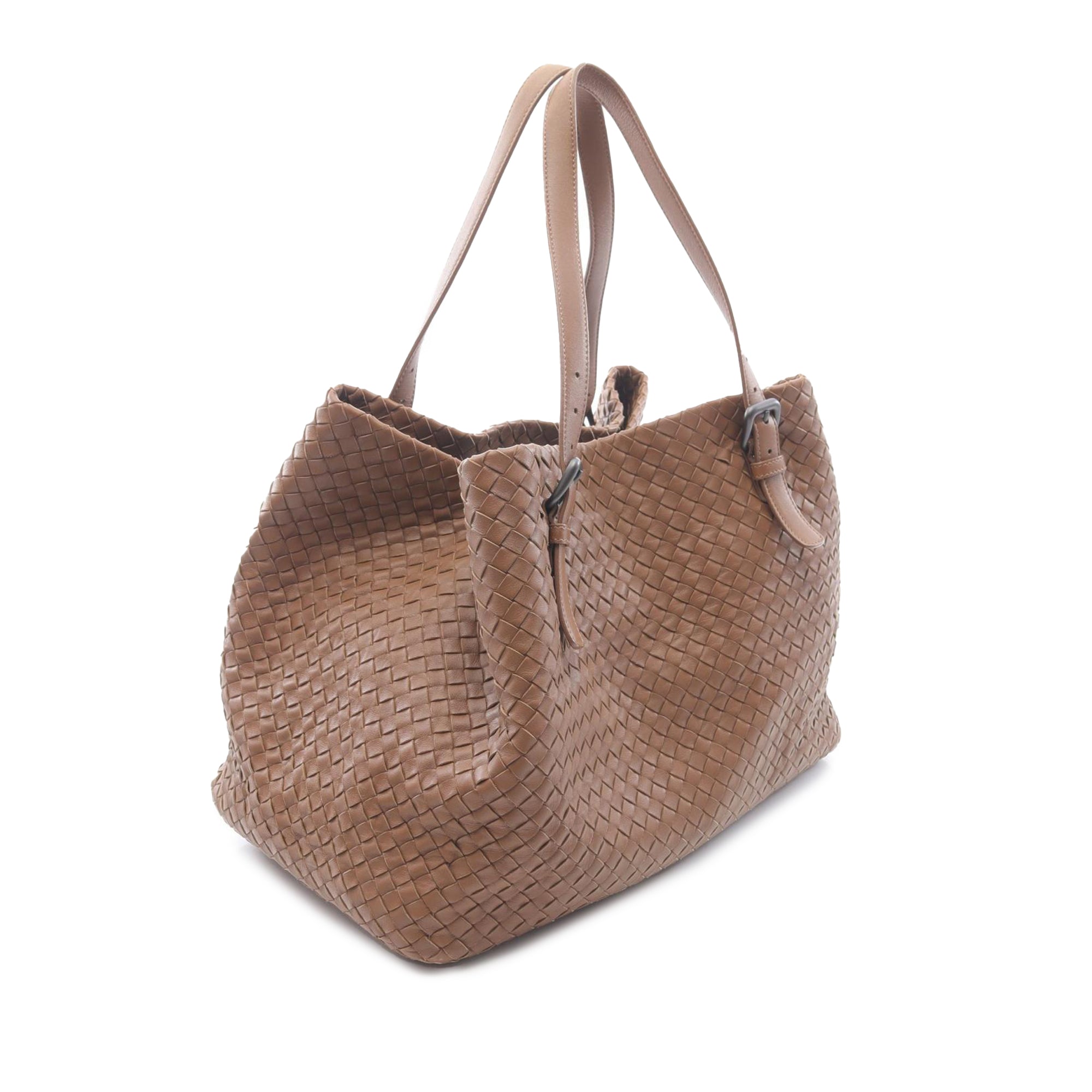 Large Nappa Intrecciato Cesta Tote