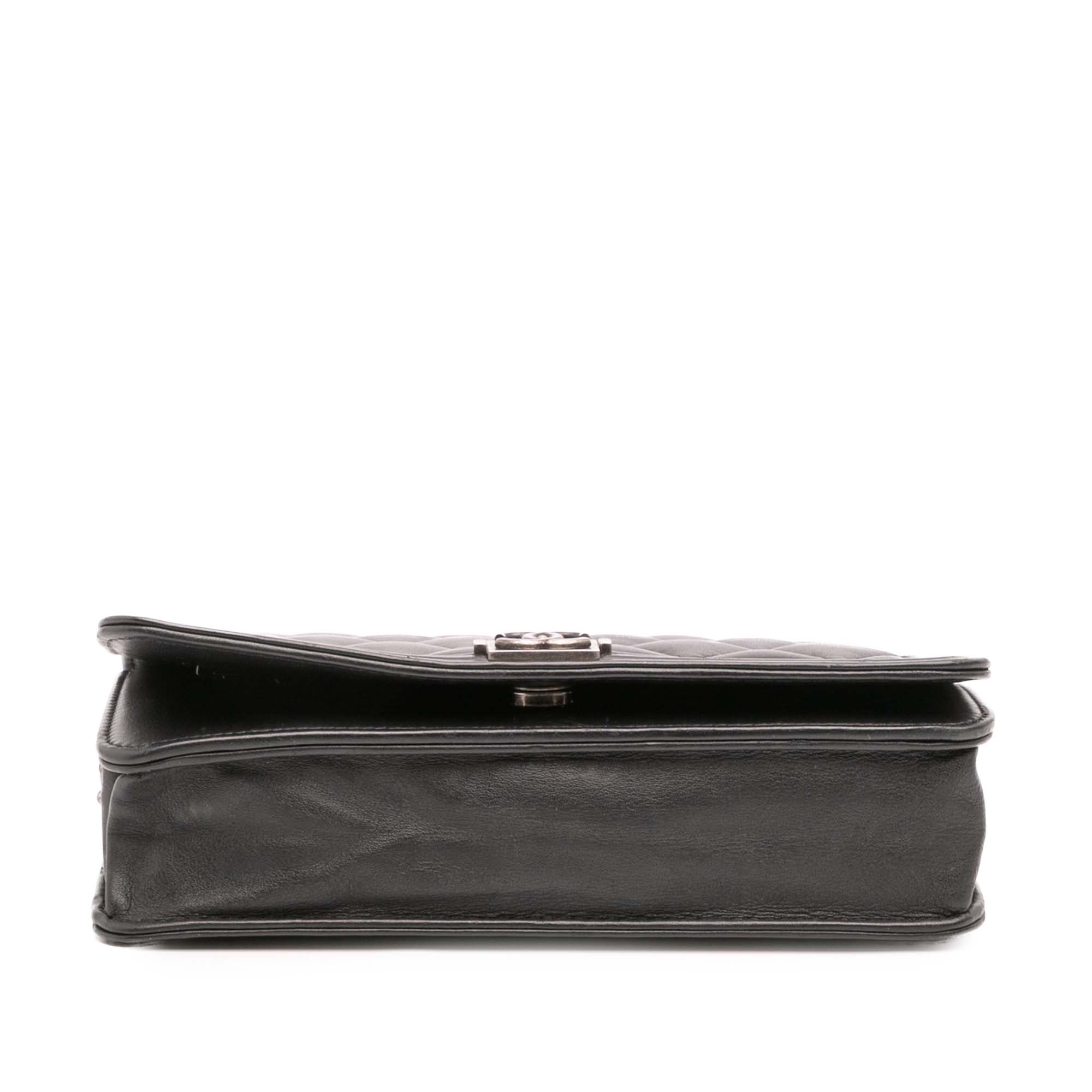 Quilted Lambskin Boy Wallet On Chain
