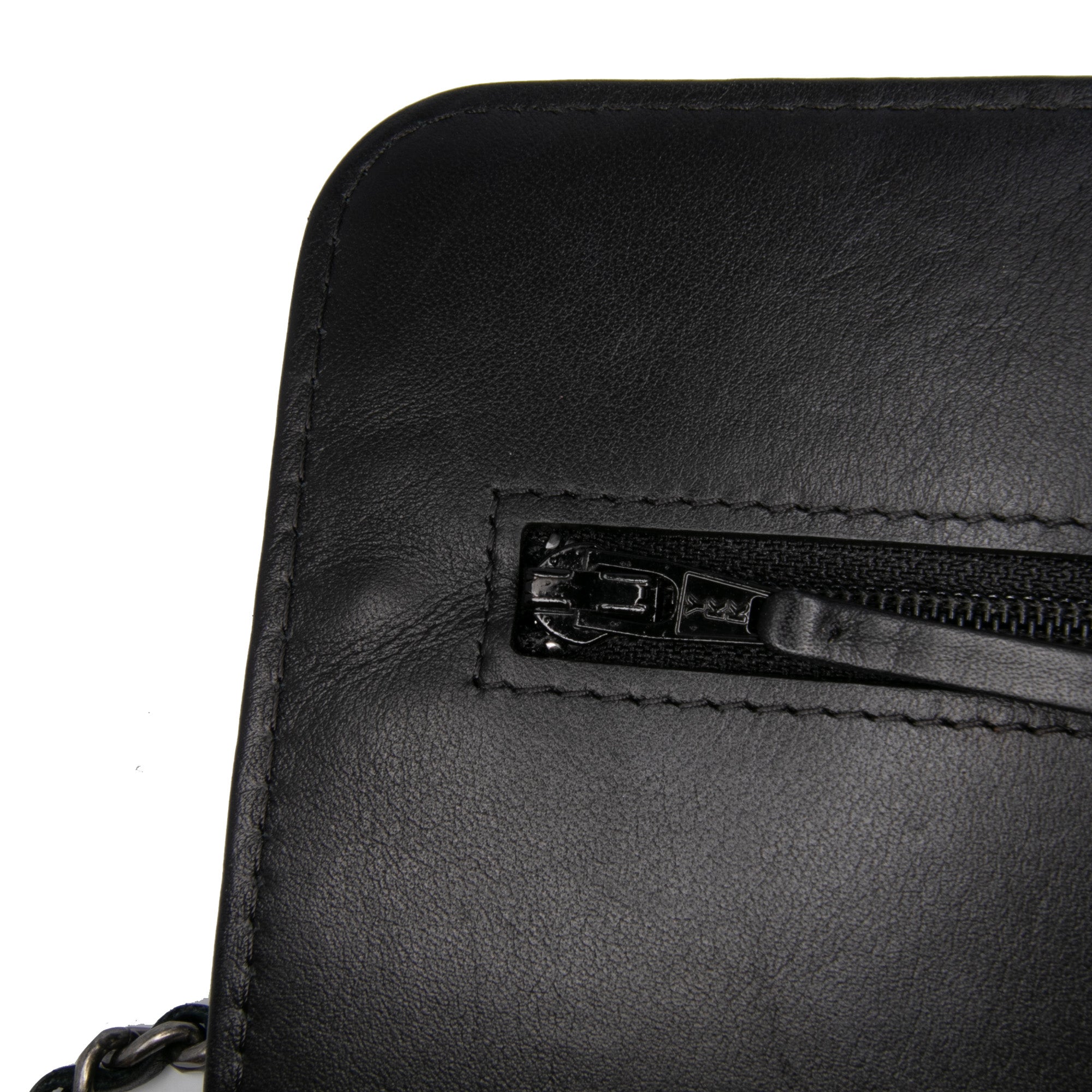 Quilted Lambskin Boy Wallet On Chain