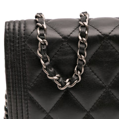 Quilted Lambskin Boy Wallet On Chain