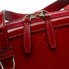 Medium Microguccissima Patent Nice Dome Satchel