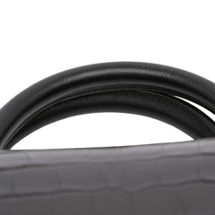 Croc Embossed Calfskin Obsedia Satchel