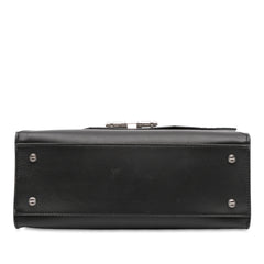 Croc Embossed Calfskin Obsedia Satchel