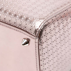Medium Metallic Patent Microcannage Lady Dior
