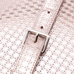 Medium Metallic Patent Microcannage Lady Dior