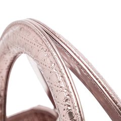 Medium Metallic Patent Microcannage Lady Dior