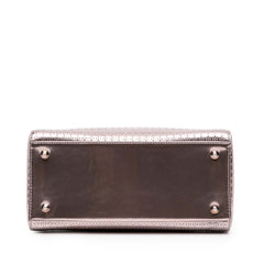 Medium Metallic Patent Microcannage Lady Dior