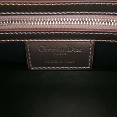 Medium Metallic Patent Microcannage Lady Dior