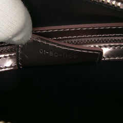 Medium Metallic Patent Microcannage Lady Dior