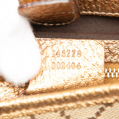 GG Canvas Punch Shoulder Bag 