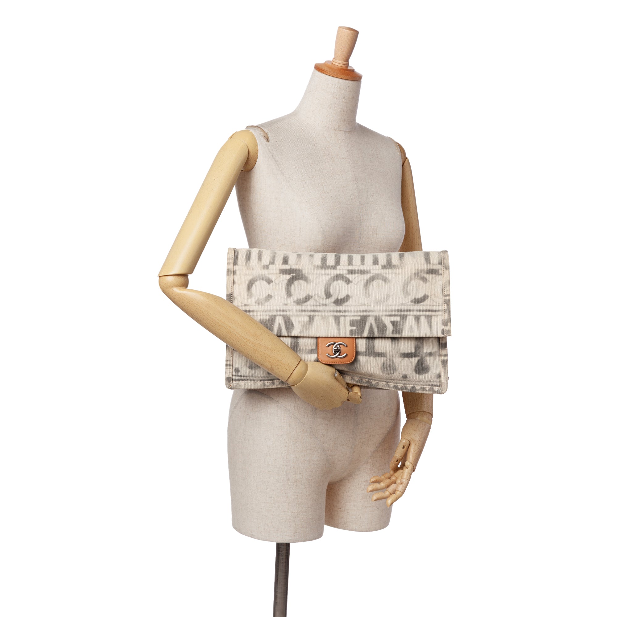 Canvas Iliad Flap Clutch