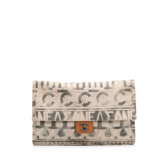 Canvas Iliad Flap Clutch